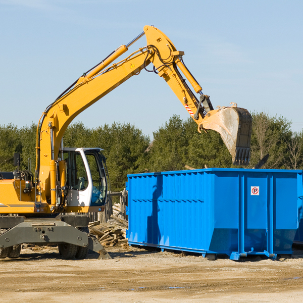 are there any restrictions on where a residential dumpster can be placed in Williamstown Ohio